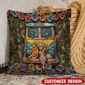 Hippie Soul - Personalized Hippie Pillow