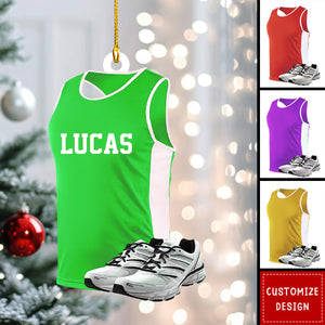 New Release Personalized Running Christmas Ornament - Gift For Runner