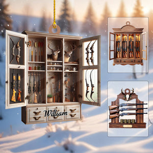 Personalized Gun Shelf Christmas Ornament-2024 New Release