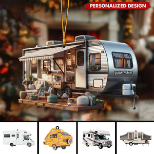 Personalized Camping Car Christmas Ornament-Gifts For Camping Lovers