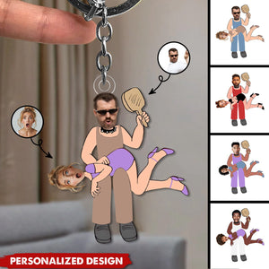 Funny Couple Personalized Keychain