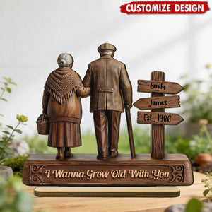 Personalized Wooden Plaque -Gift for Couple