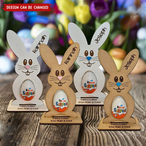 Personalized Bunny Easter Creme Egg Holder, Gifts For Kids