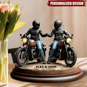 Biker Brothers/Dad&Kids-Personalized Acrylic Plaque