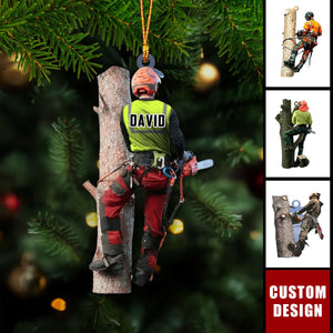 Personalized Arborist Christmas Ornament-New Release