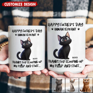 Personalized Cat Mug - Father's Day Gift For Cat Lovers
