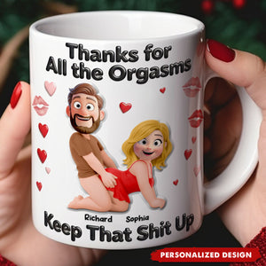 Personalized Naughty Couple Coffee Mug -Gift for Couples