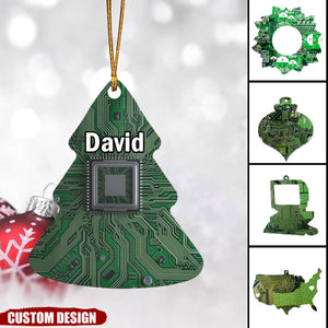 2024 New Release Personalized Circuit Board Ornament