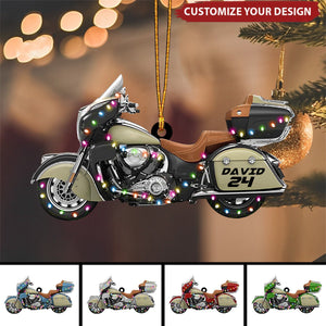 Personalized Motorcycle Christmas Ornaments Gift For Biker Lovers - New Release