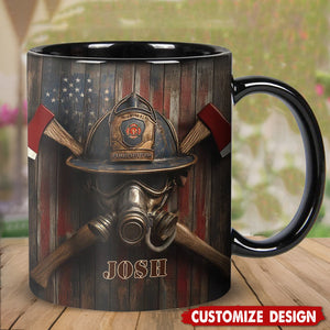 Firefighter's Honor Emblem-Personalized Coffee Mug