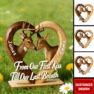 Personalized You & Me Wooden Plaque - Gift For Couple