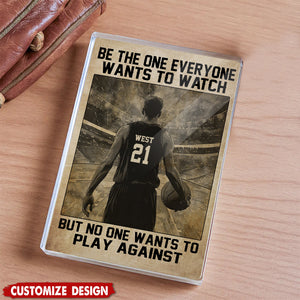 Personalized Basketball Acrylic Plaque-Gift For Basketball Lovers