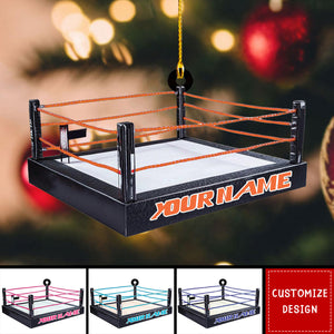 Personalized Wrestling Christmas Ornament Gift For Wrestler -New Release