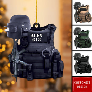 Personalized Police Ornaments-Gifts For Police-2024 New Release