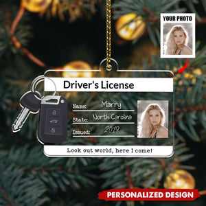 2024 New Release Personalized Drivers License Ornament