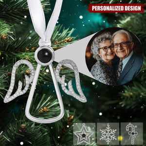 Personalized Pet Photo Projection Ornament for Christmas