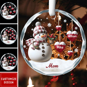 If Nothing Is Going Well, Call Your Grandmother - Family Personalized Circle Ornament