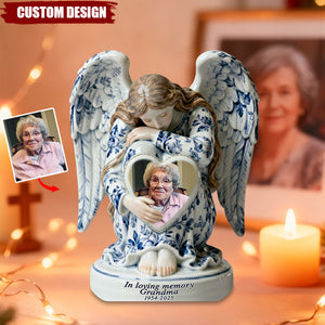 In Loving Memory Angel - Personalized Memorial Acrylic Plaque