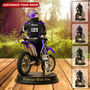 Personalized Motocross Racer Plaque