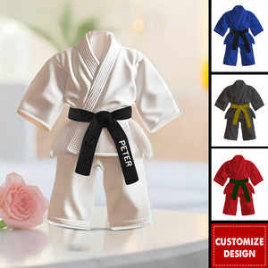 Personalized Black Belt Acrylic Plaque - Jiu-Jitsu,Karate Gift