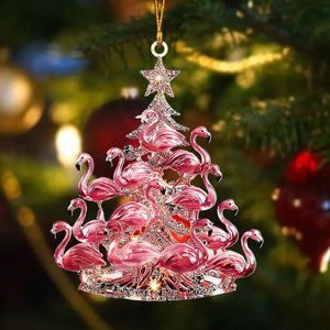 Flamingo Christmas Ornaments-Gift For Flamingo Lovers-2025New Release