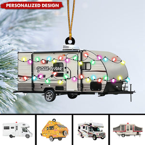 Personalized Camping Car Christmas Ornament-Gifts For Camping Lovers