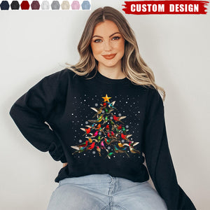Hummingbirds Tree Sweatshirt - Gift For Bird Lovers
