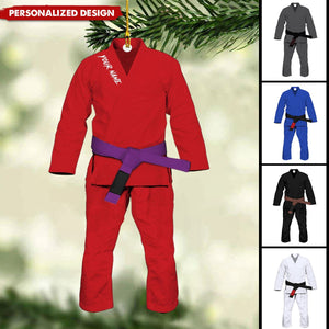 New Release Personalized Jiu Jitsu Uniform Ornament-Gifts For Jiu Jitsu Lovers