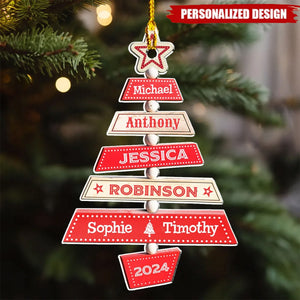 2024 New Release Family Tree-Personalized Acrylic Ornament