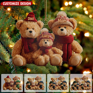 This Is Us - Personalized Family Shaped Christmas Ornament