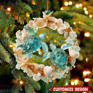 You & Me We Got This - Personalized Turtle Ornament