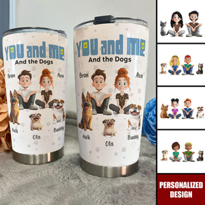 You And Me For Pet Parents-Personalized Tumbler