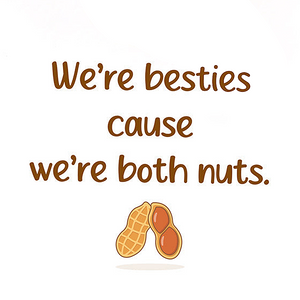 We Are Besties 2-4 Birthstone Peanut Bracelet - Gift For Friend