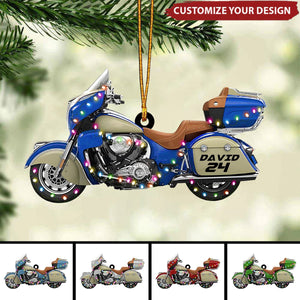 Personalized Motorcycle Christmas Ornaments Gift For Biker Lovers - New Release