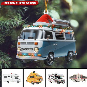 Personalized Camping Car Christmas Ornament-Gifts For Camping Lovers