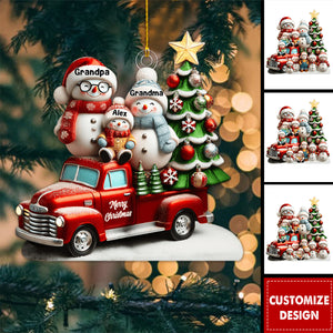 Personalized Nana & Papa's Cuties Christmas Ornament