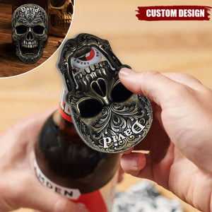 Cool Skull Bottle Opener - Personalized Beer Bottle Opener