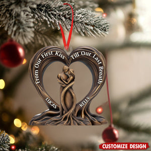 Heart Of The Trees - Personalized Couple Christmas Ornament