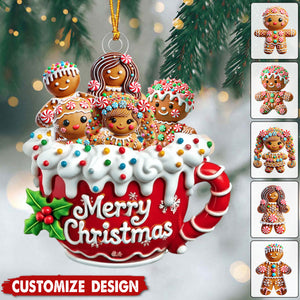 Merry Christmas - Personalized Family Ornament