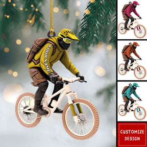Personalized Mountain Bike Ornament - 2024 New Release