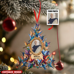 Whispers Of Heaven - Personalized Hummingbird Memorial Acrylic Ornament