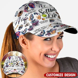 Softball Life - Personalized Softball Classic Cap