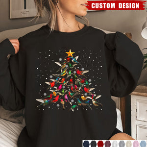 Hummingbirds Tree Sweatshirt - Gift For Bird Lovers