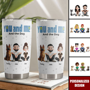 You And Me For Pet Parents-Personalized Tumbler