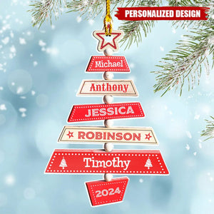 2024 New Release Family Tree-Personalized Acrylic Ornament