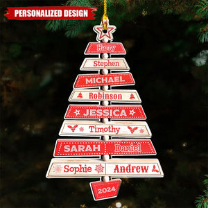 2024 New Release Family Tree-Personalized Acrylic Ornament