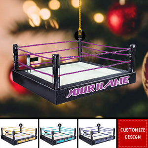 Personalized Wrestling Christmas Ornament Gift For Wrestler -New Release