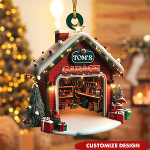 Personalized Garage Christmas Ornaments - 2024 New Release