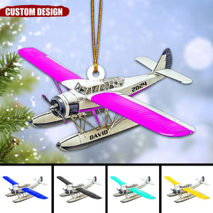 Personalized Airplane Christmas Ornament - New Release
