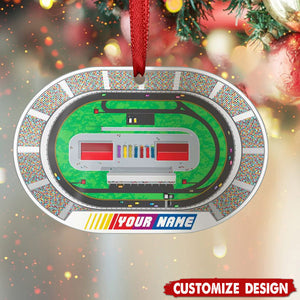 Personalized Stadium Christmas Ornament Gift For Racer-2024 New Release
